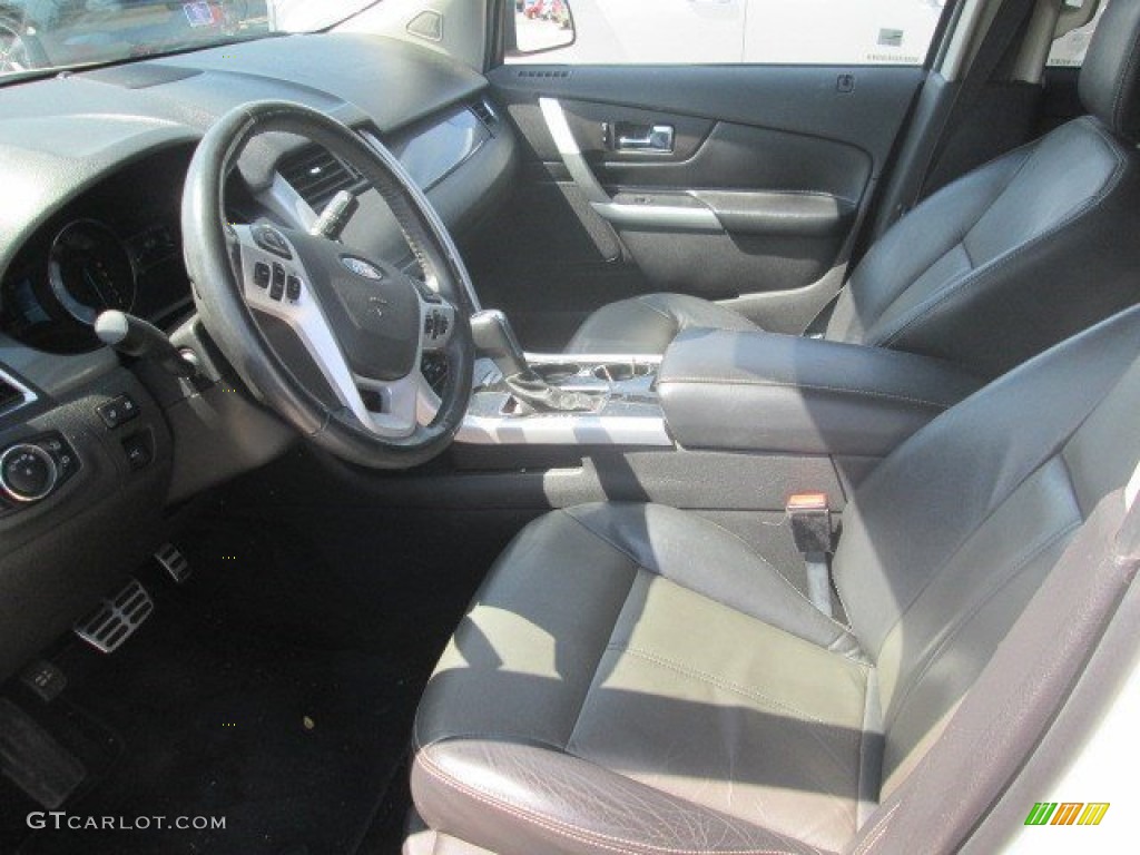 2012 Edge Sport - White Platinum Metallic Tri-Coat / Charcoal Black/Silver Smoke Metallic photo #12