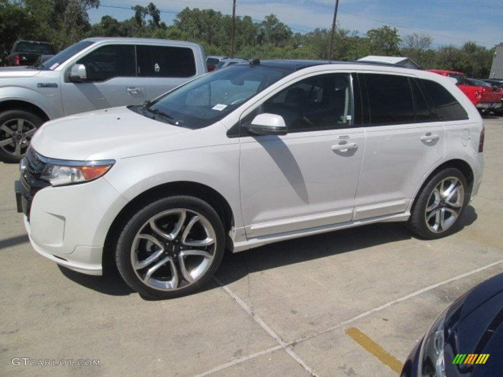 2012 Edge Sport - White Platinum Metallic Tri-Coat / Charcoal Black/Silver Smoke Metallic photo #15