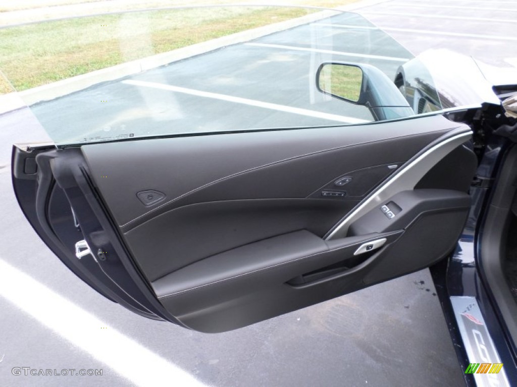 2016 Chevrolet Corvette Stingray Coupe Jet Black Door Panel Photo #107742479