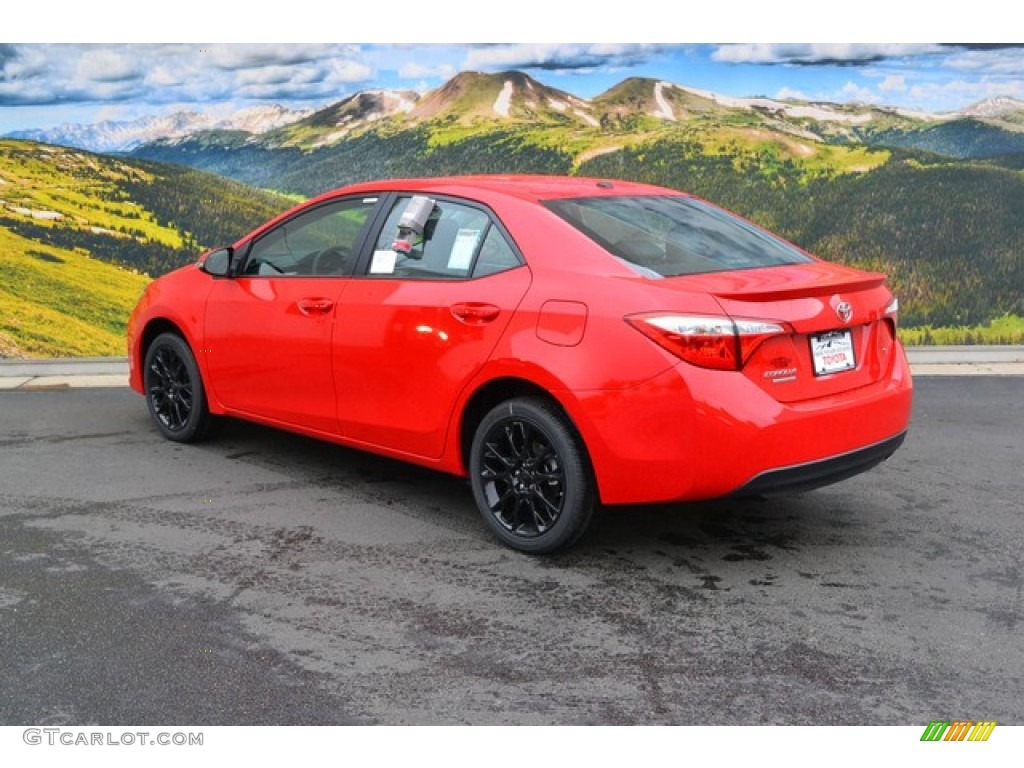 2016 Corolla S Special Edition - Absolutely Red / Black photo #3