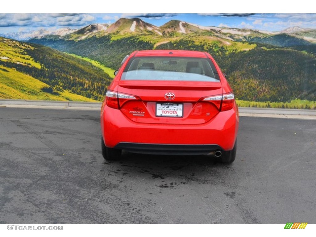 2016 Corolla S Special Edition - Absolutely Red / Black photo #4