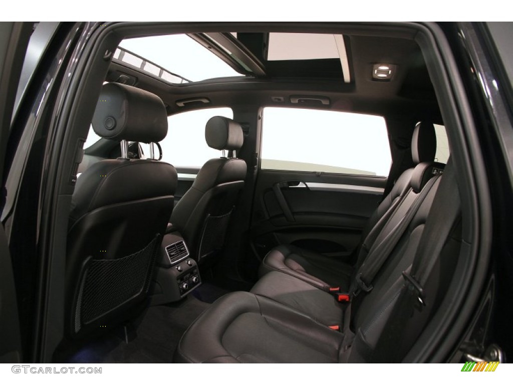 2013 Audi Q7 3.0 S Line quattro Rear Seat Photo #107743781