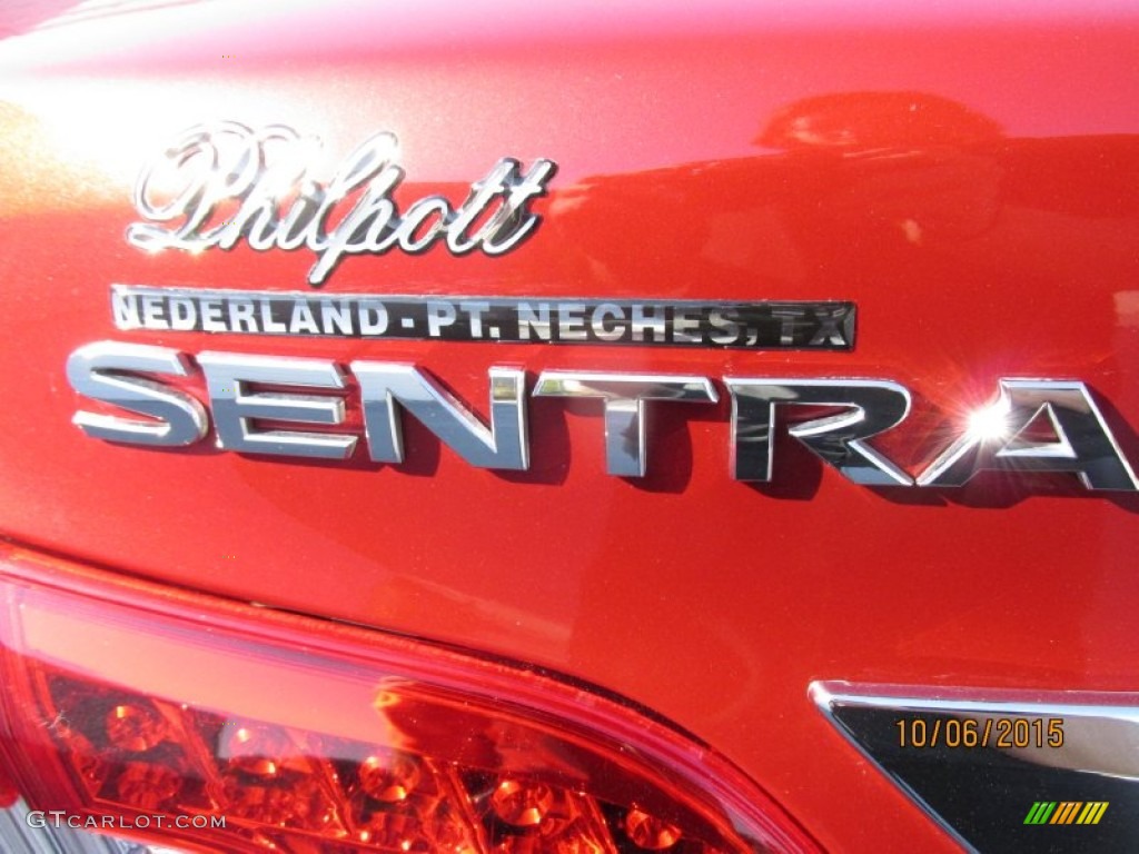 2014 Sentra SV - Red Brick / Charcoal photo #14