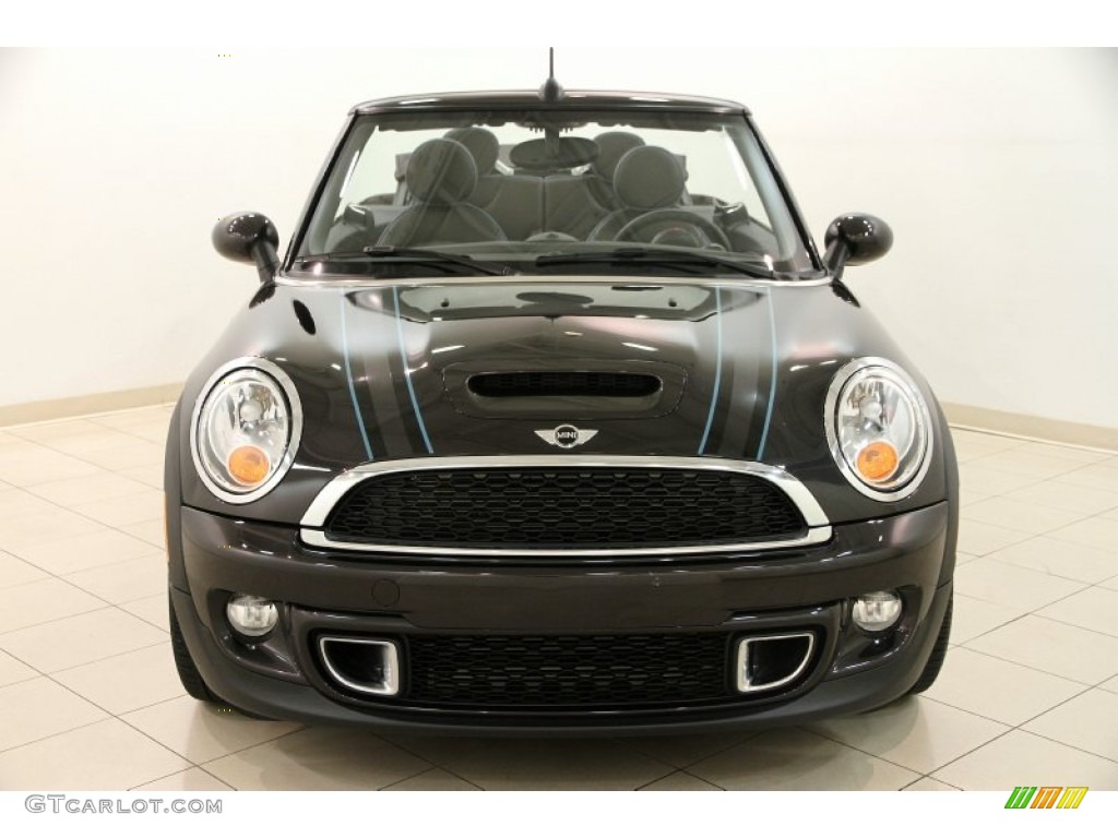 2013 Cooper S Convertible - Iced Chocolate Metallic / Dark Truffle Lounge Leather photo #4