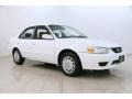 Super White 2002 Toyota Corolla LE