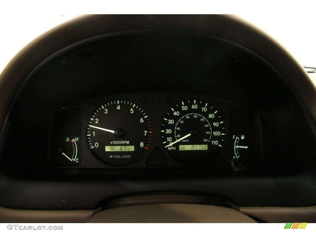 2002 Toyota Corolla LE Gauges Photo #107745173