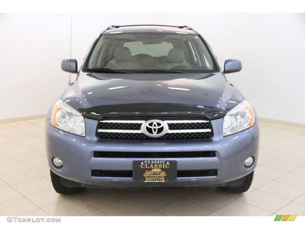 2007 RAV4 Limited 4WD - Pacific Blue Metallic / Taupe photo #2