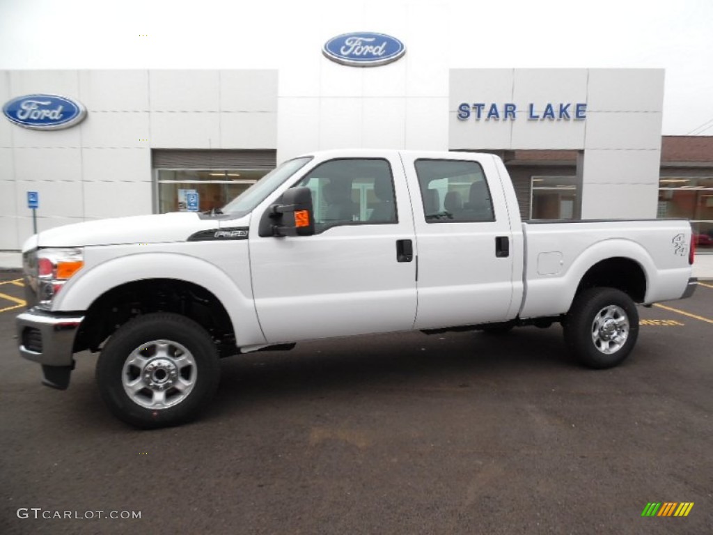 2016 F250 Super Duty XL Crew Cab 4x4 - Oxford White / Steel photo #1