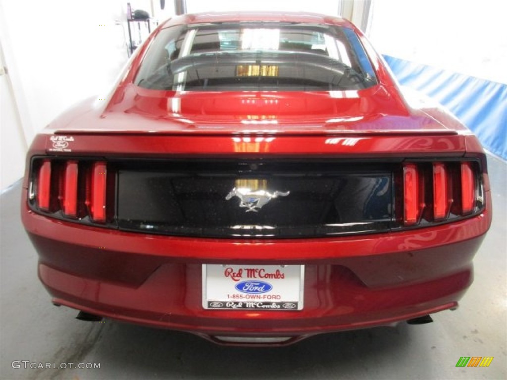 2015 Mustang EcoBoost Coupe - Ruby Red Metallic / Ebony photo #6