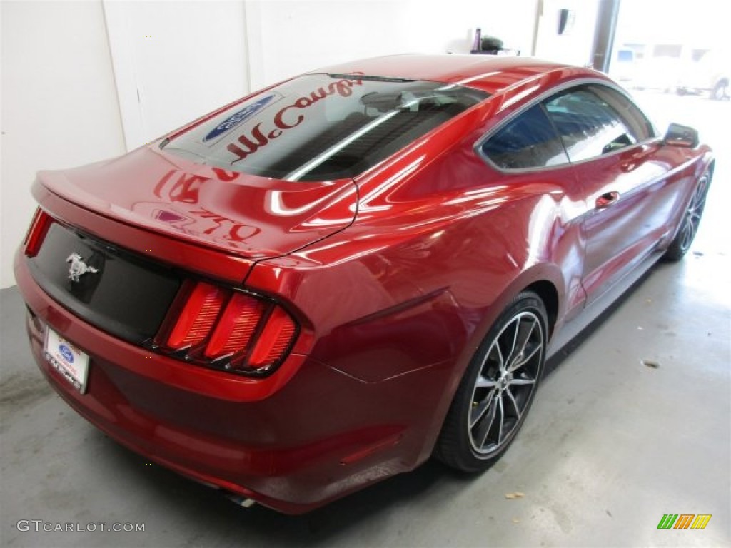 2015 Mustang EcoBoost Coupe - Ruby Red Metallic / Ebony photo #8