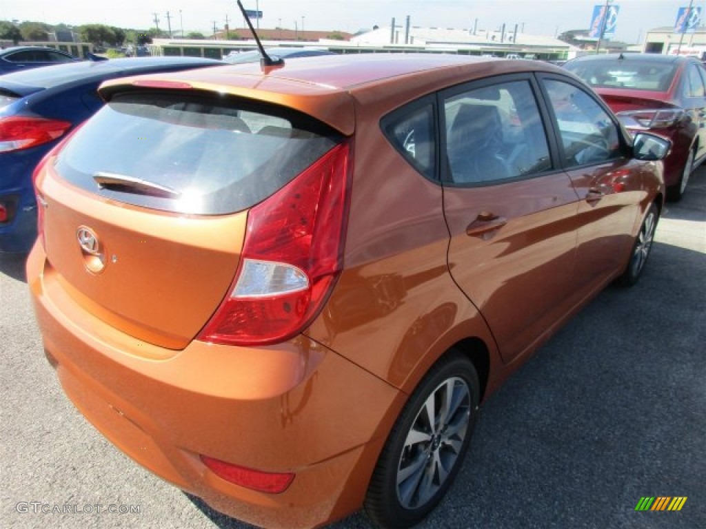 2016 Accent Sport Hatchback - Vitamin C / Black photo #6