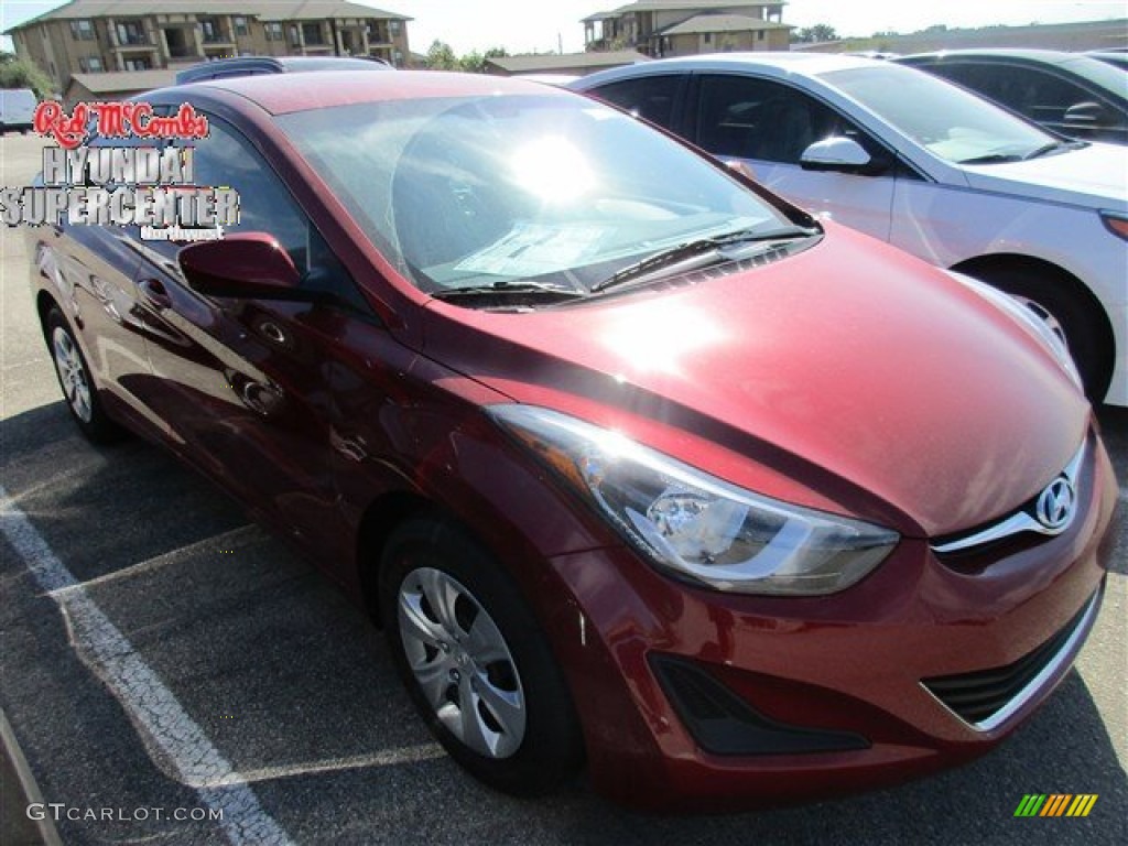 2016 Elantra SE - Red / Gray photo #1