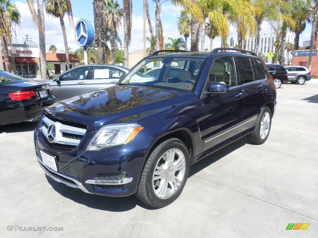 2014 GLK 350 - Lunar Blue Metallic / Almond Beige/Mocha photo #5