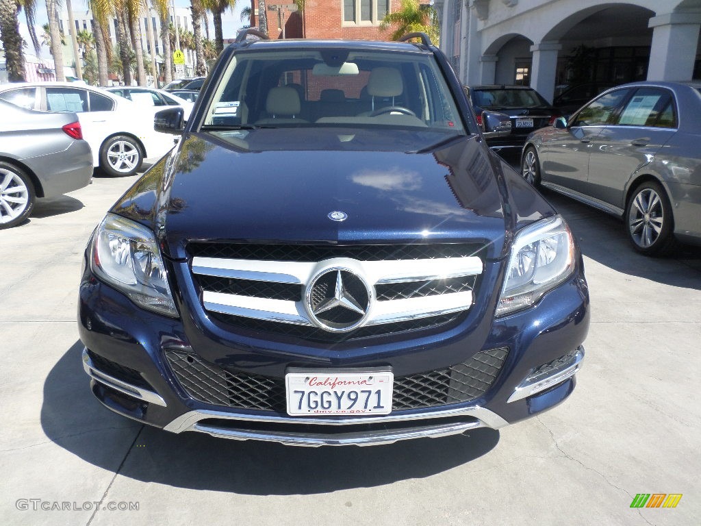 2014 GLK 350 - Lunar Blue Metallic / Almond Beige/Mocha photo #6
