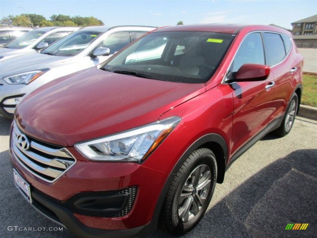 Serrano Red 2016 Hyundai Santa Fe Sport Standard Santa Fe Sport Model Exterior Photo #107751488