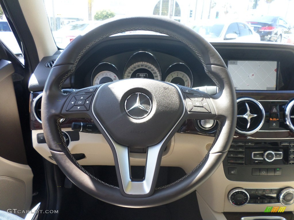 2014 GLK 350 - Lunar Blue Metallic / Almond Beige/Mocha photo #12