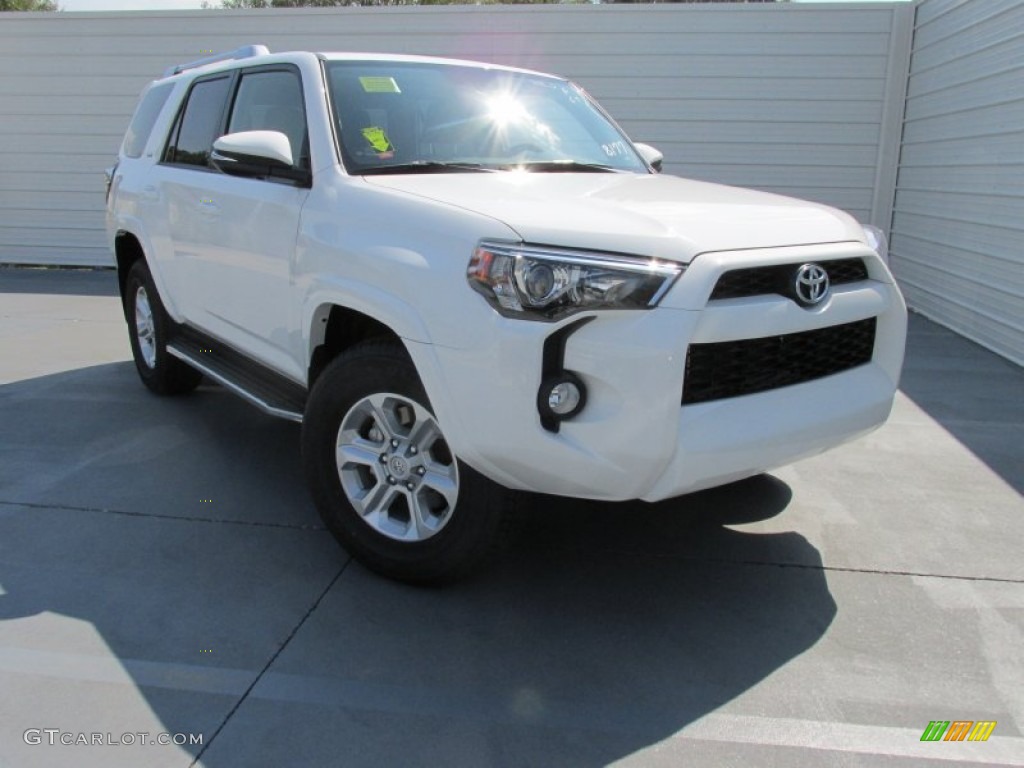 Super White Toyota 4Runner