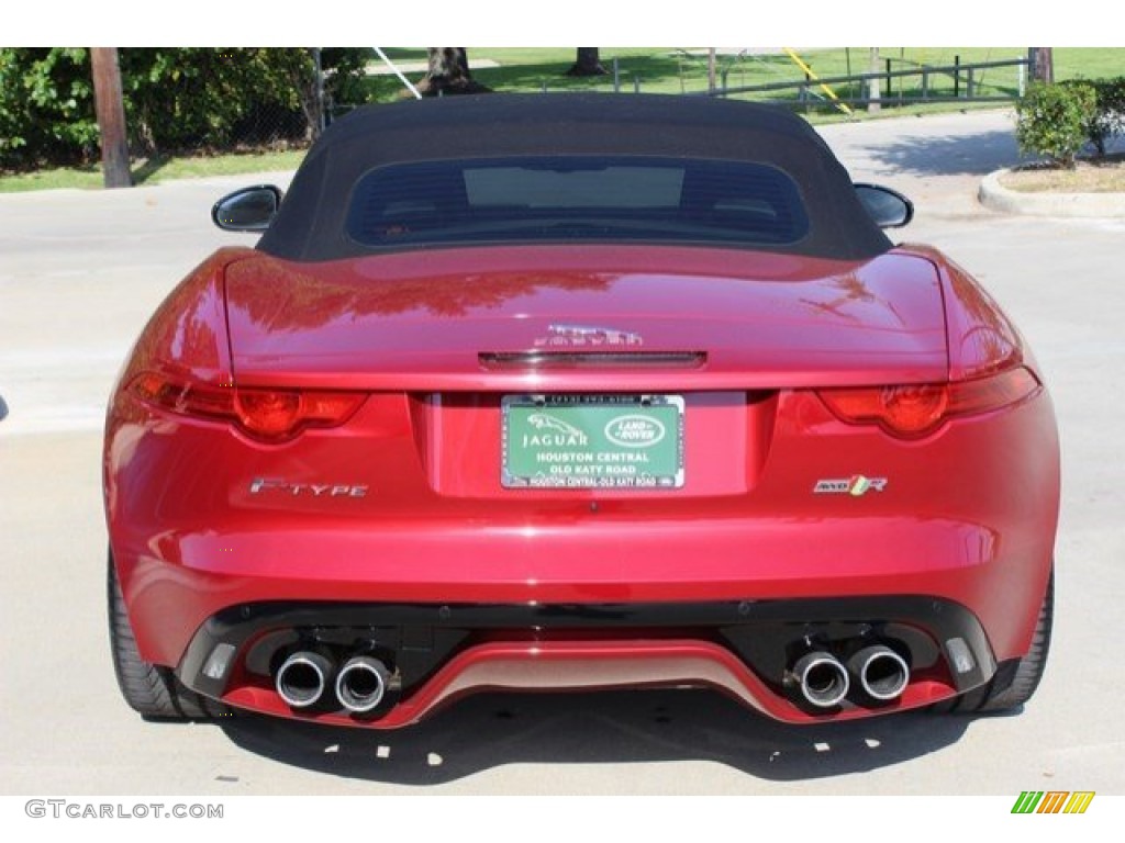 2016 F-TYPE R Convertible - Italian Racing Red Metallic / Jet photo #10