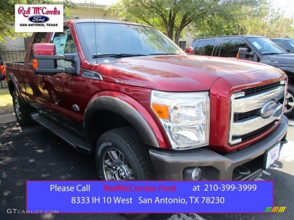 2016 Ruby Red Metallic Ford F250 Super Duty King Ranch Crew