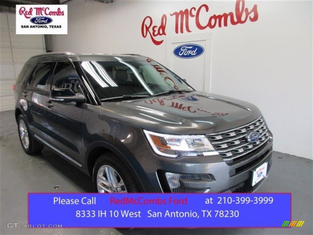 2016 Explorer XLT - Magnetic Metallic / Ebony Black photo #1