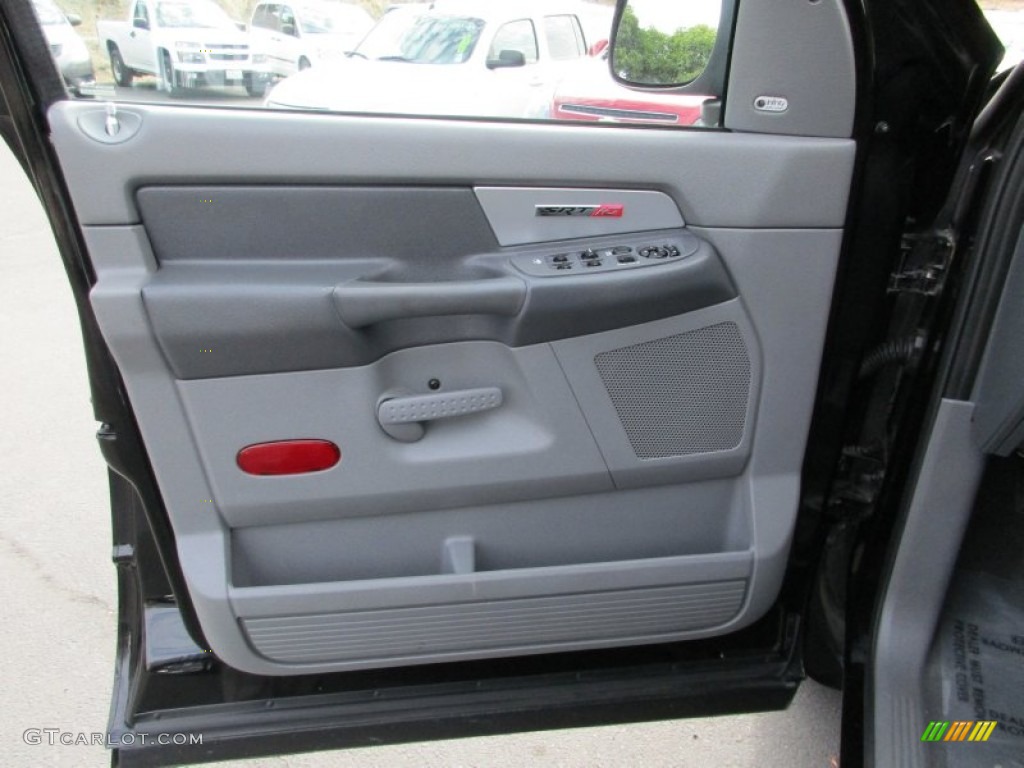 2006 Dodge Ram 1500 SRT-10 Quad Cab Medium Slate Gray Door Panel Photo #107757641