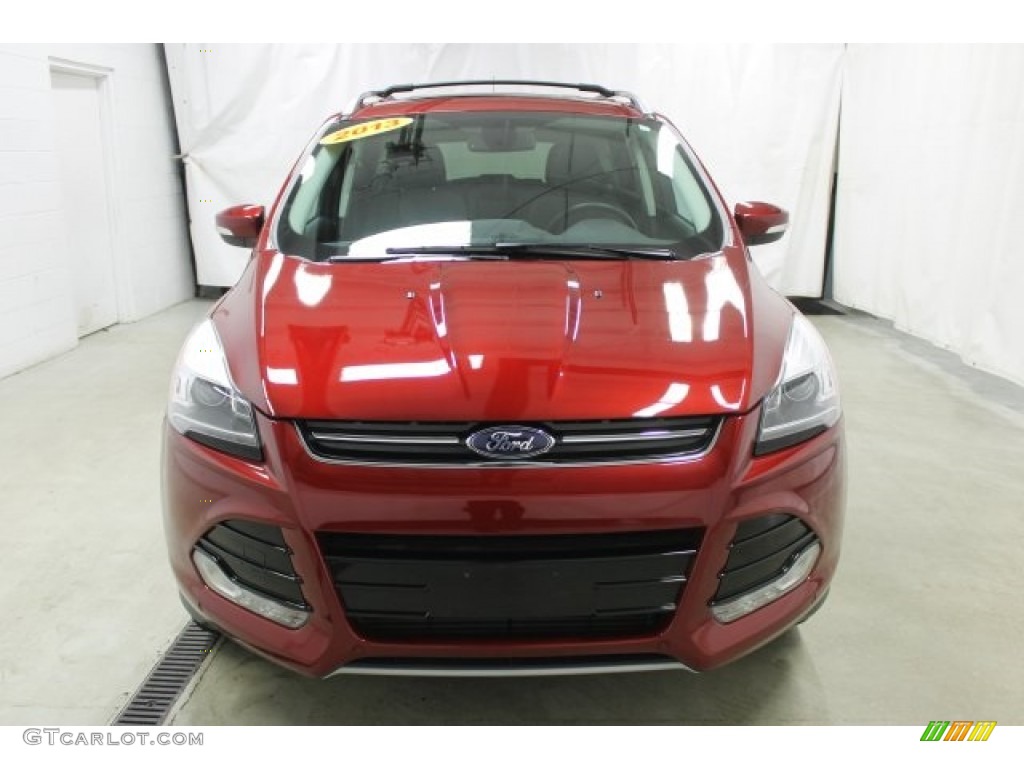 2013 Escape Titanium 2.0L EcoBoost 4WD - Ruby Red Metallic / Charcoal Black photo #2