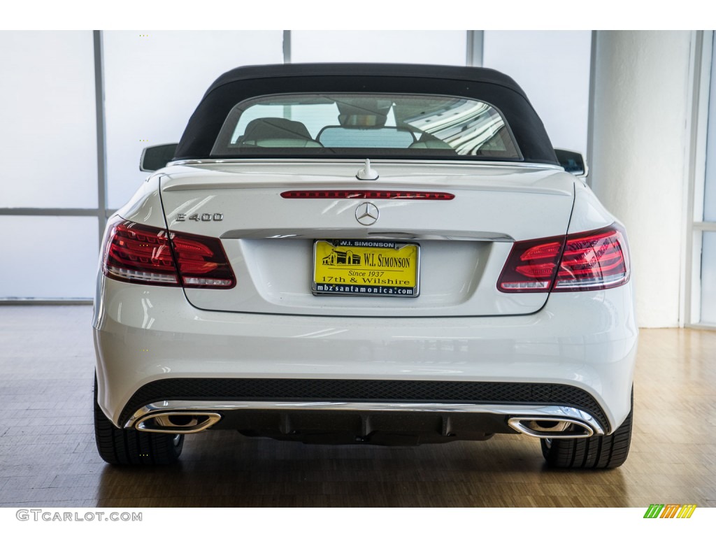 2016 E 400 Cabriolet - Polar White / Crystal Grey/Black photo #4