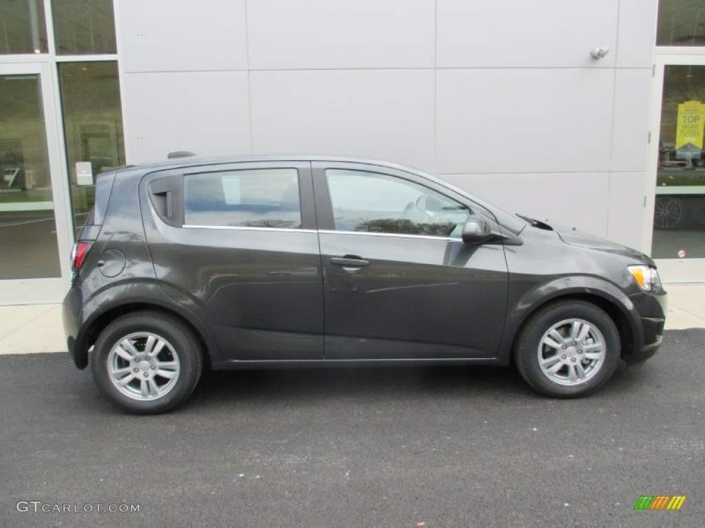 Nightfall Gray Metallic 2016 Chevrolet Sonic LT Hatchback Exterior Photo #107758190