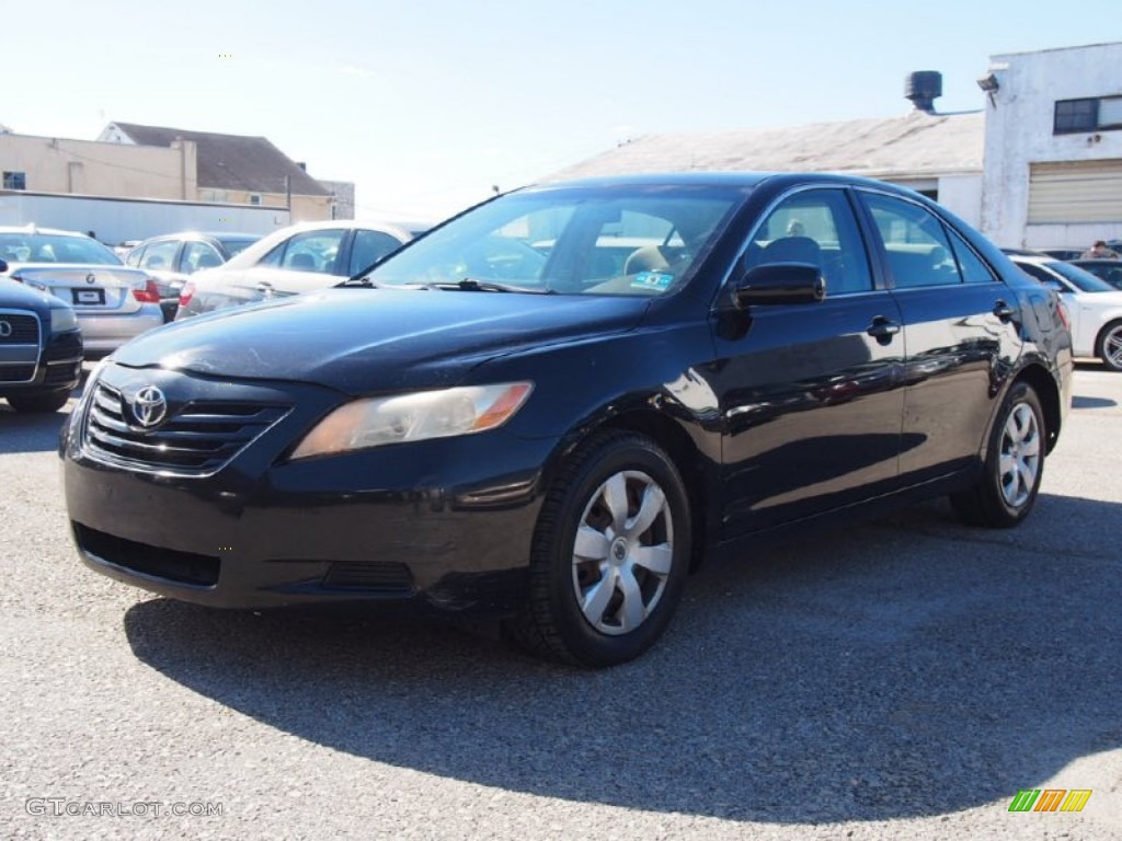 2007 Camry LE V6 - Black / Bisque photo #8