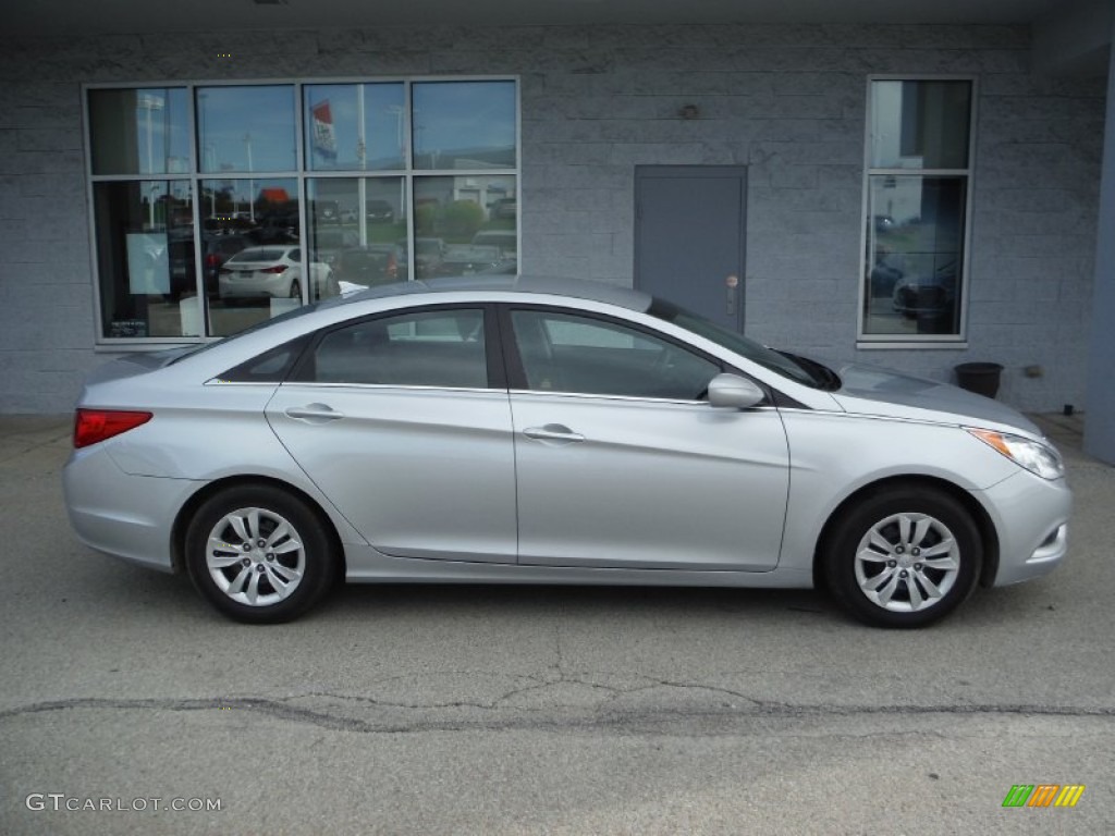 2012 Sonata GLS - Radiant Silver / Gray photo #2