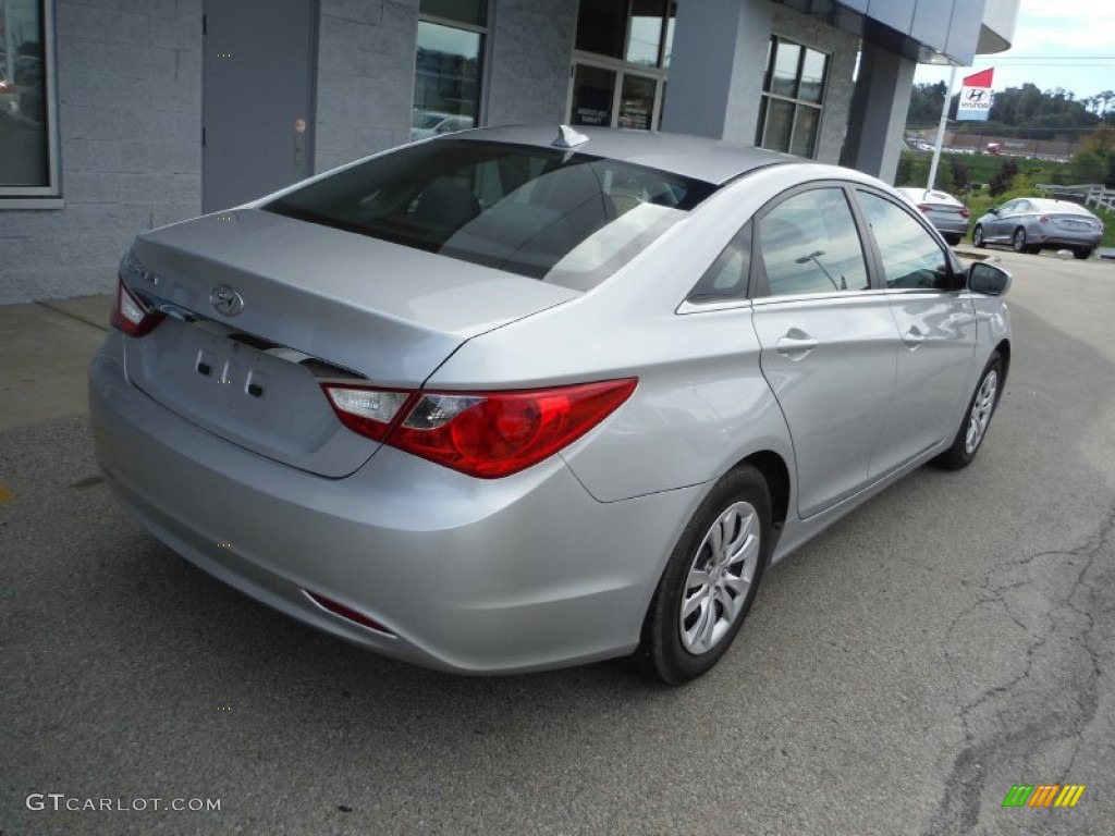 2012 Sonata GLS - Radiant Silver / Gray photo #8