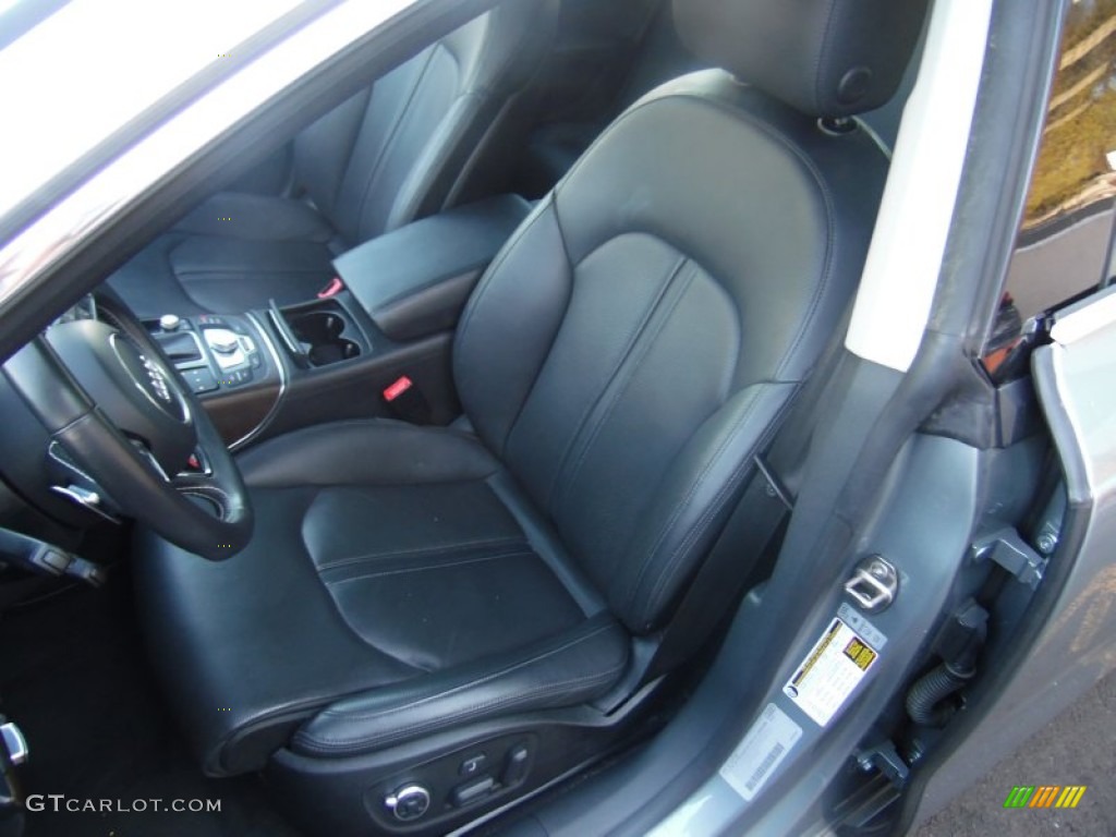 2013 S7 4.0 TFSI quattro - Quartz Gray Metallic / Black Valcona Leather with Comfort Seating photo #19