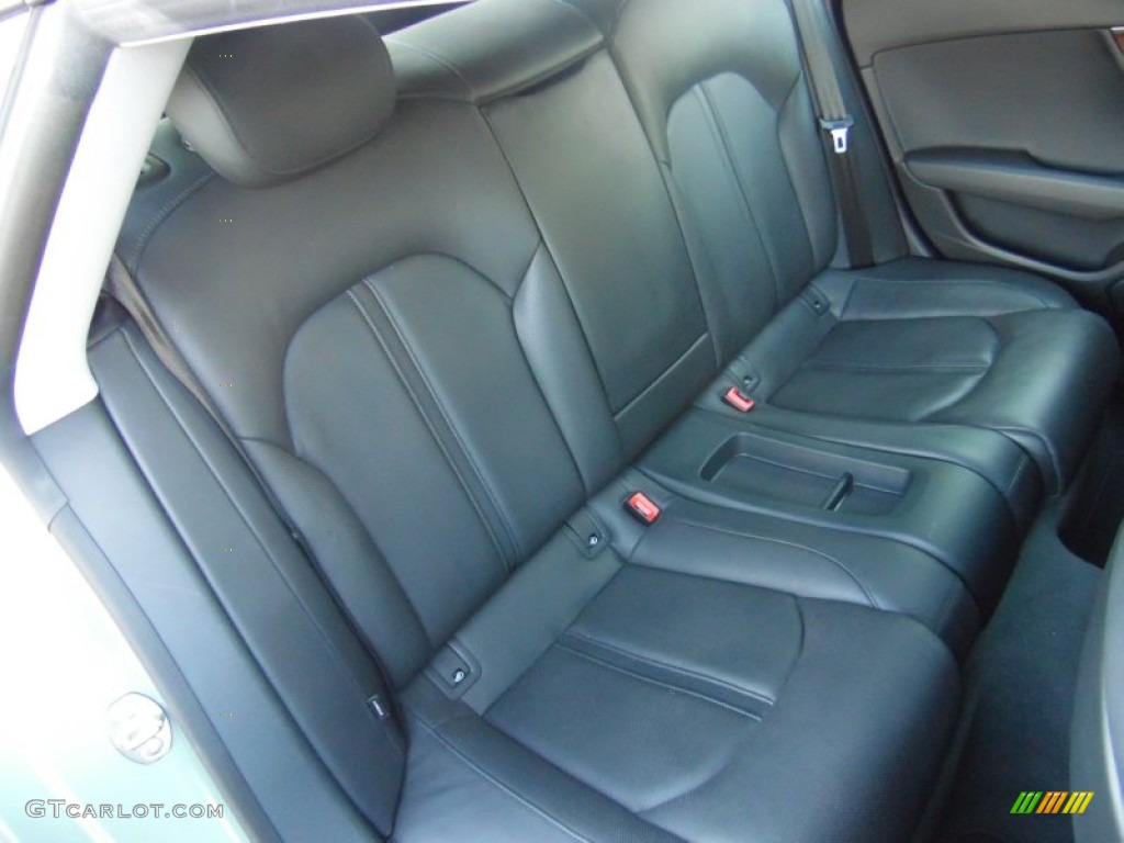 Black Valcona Leather with Comfort Seating Interior 2013 Audi S7 4.0 TFSI quattro Photo #107760506