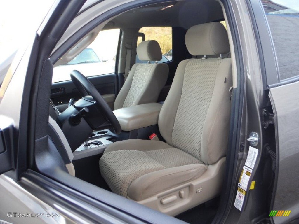 2013 Tundra TRD Double Cab 4x4 - Pyrite Mica / Sand Beige photo #14