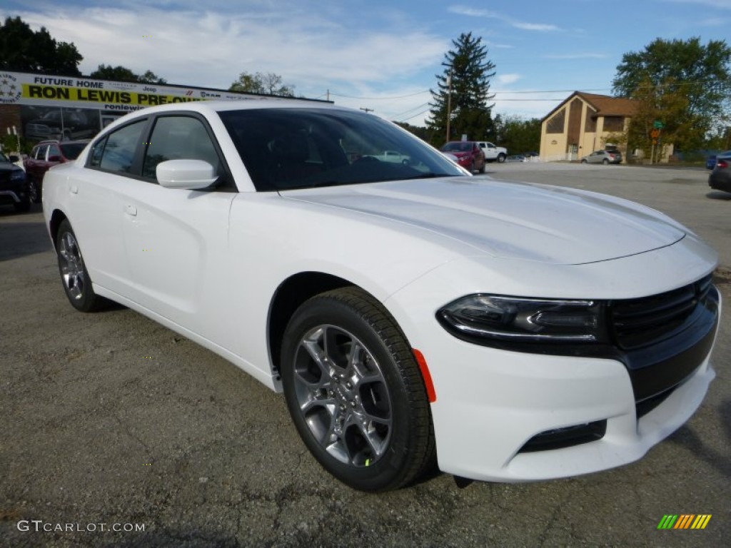 2016 Charger SXT AWD - Bright White / Black/Ruby Red photo #12