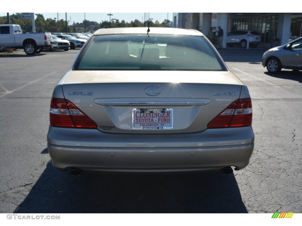 2005 LS 430 Sedan - Mystic Gold Metallic / Cashmere photo #4