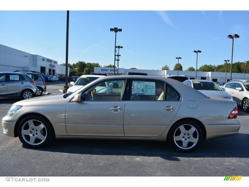 2005 LS 430 Sedan - Mystic Gold Metallic / Cashmere photo #6