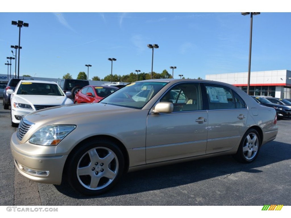 2005 LS 430 Sedan - Mystic Gold Metallic / Cashmere photo #7