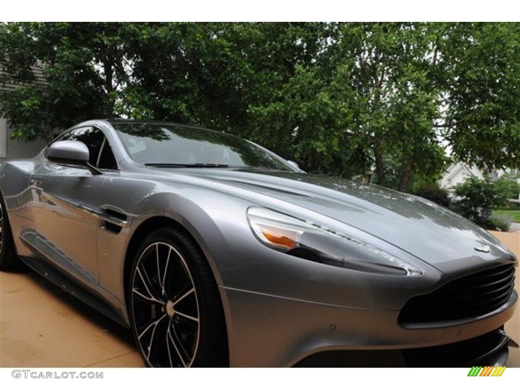 2014 Vanquish  - Lightning Silver / Obsidian Black photo #6