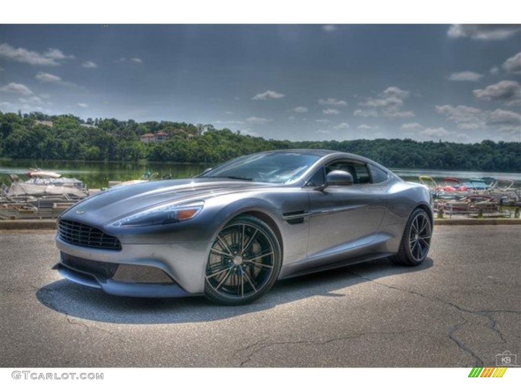 2014 Vanquish  - Lightning Silver / Obsidian Black photo #9