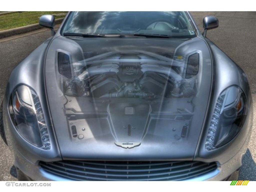 2014 Vanquish  - Lightning Silver / Obsidian Black photo #12
