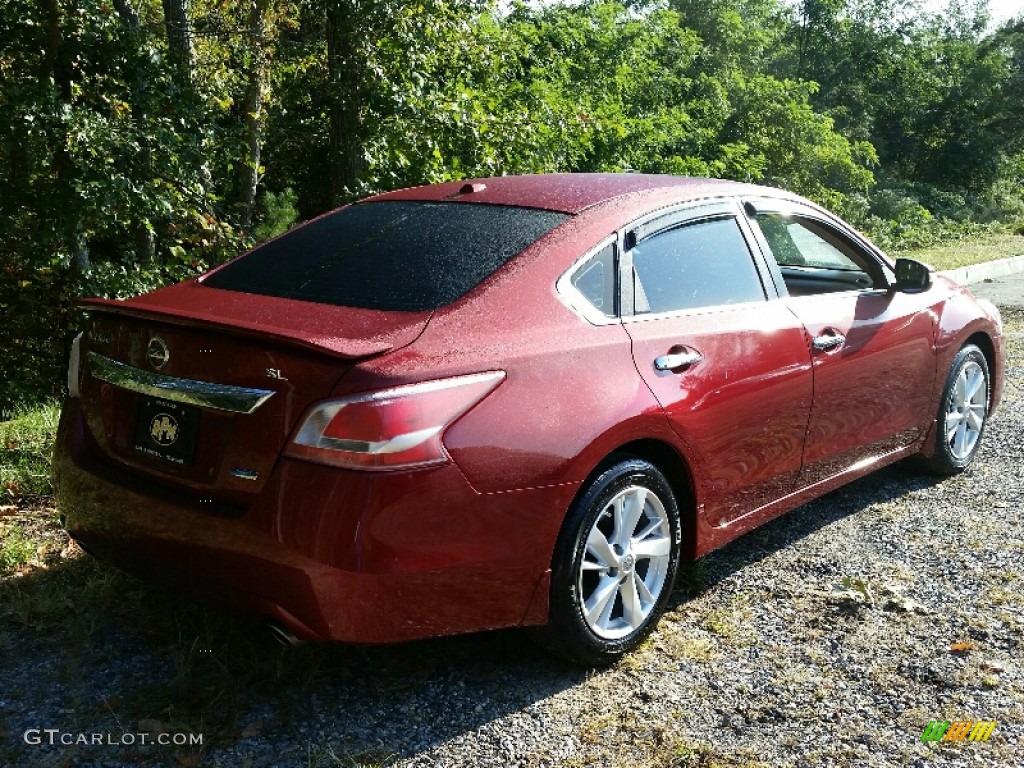 2013 Altima 2.5 SL - Cayenne Red / Charcoal photo #7