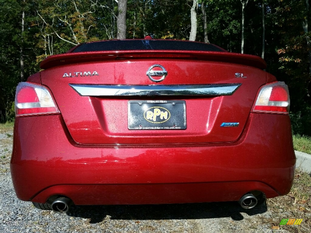 2013 Altima 2.5 SL - Cayenne Red / Charcoal photo #8