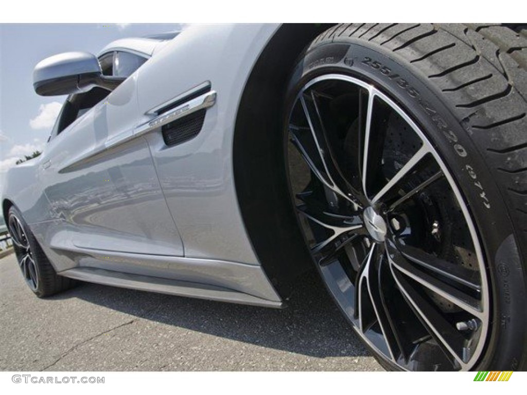 2014 Vanquish  - Lightning Silver / Obsidian Black photo #19
