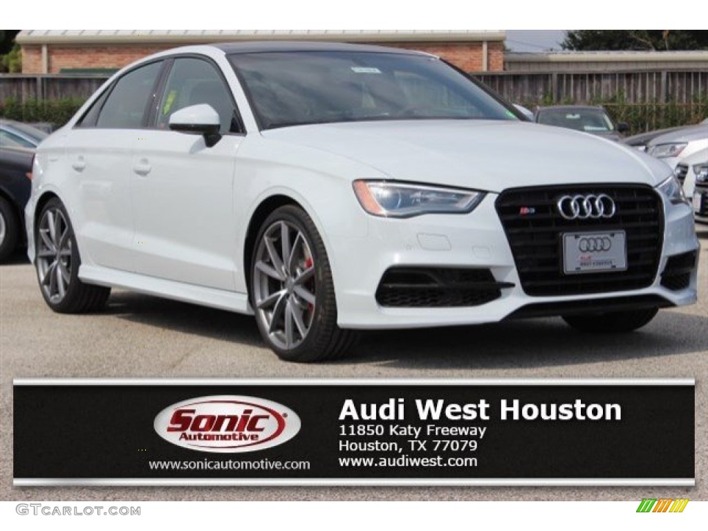 2016 S3 2.0T Premium Plus quattro - Glacier White Metallic / Black photo #1