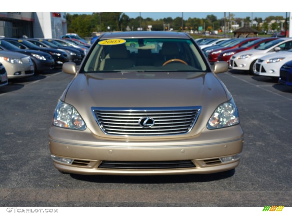 2005 LS 430 Sedan - Mystic Gold Metallic / Cashmere photo #30