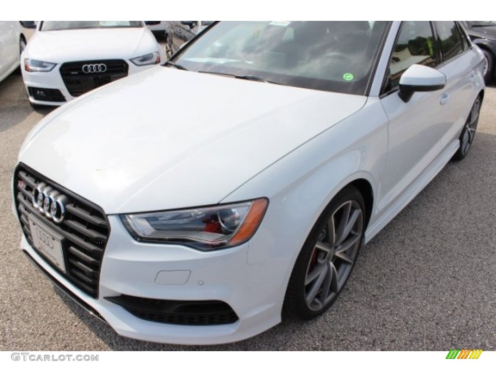 2016 S3 2.0T Premium Plus quattro - Glacier White Metallic / Black photo #3