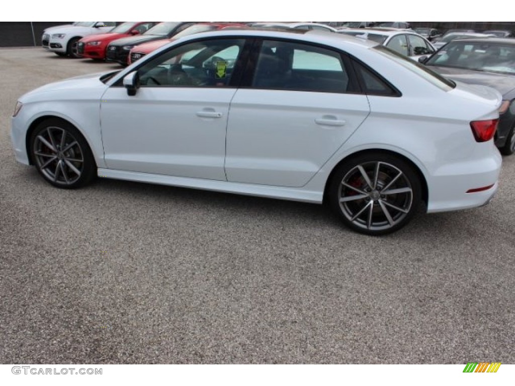 2016 S3 2.0T Premium Plus quattro - Glacier White Metallic / Black photo #4