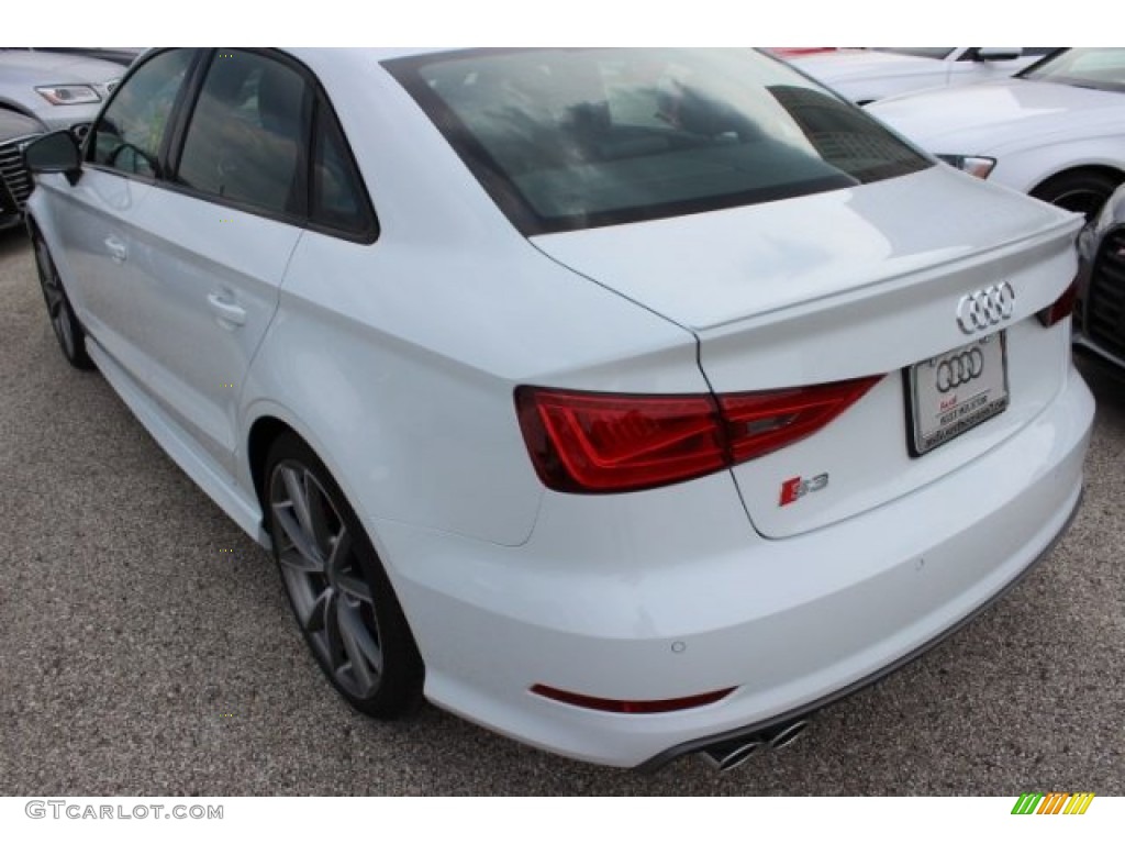 2016 S3 2.0T Premium Plus quattro - Glacier White Metallic / Black photo #5