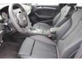 Black Front Seat Photo for 2016 Audi S3 #107763176